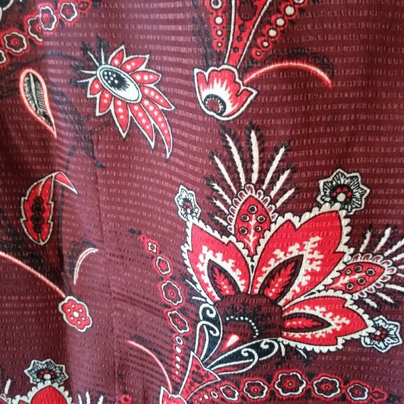 Scotch & Soda Magical Altitudes S Ruffle Front Floral Blouse Top Boho Victorian - Picture 10 of 12